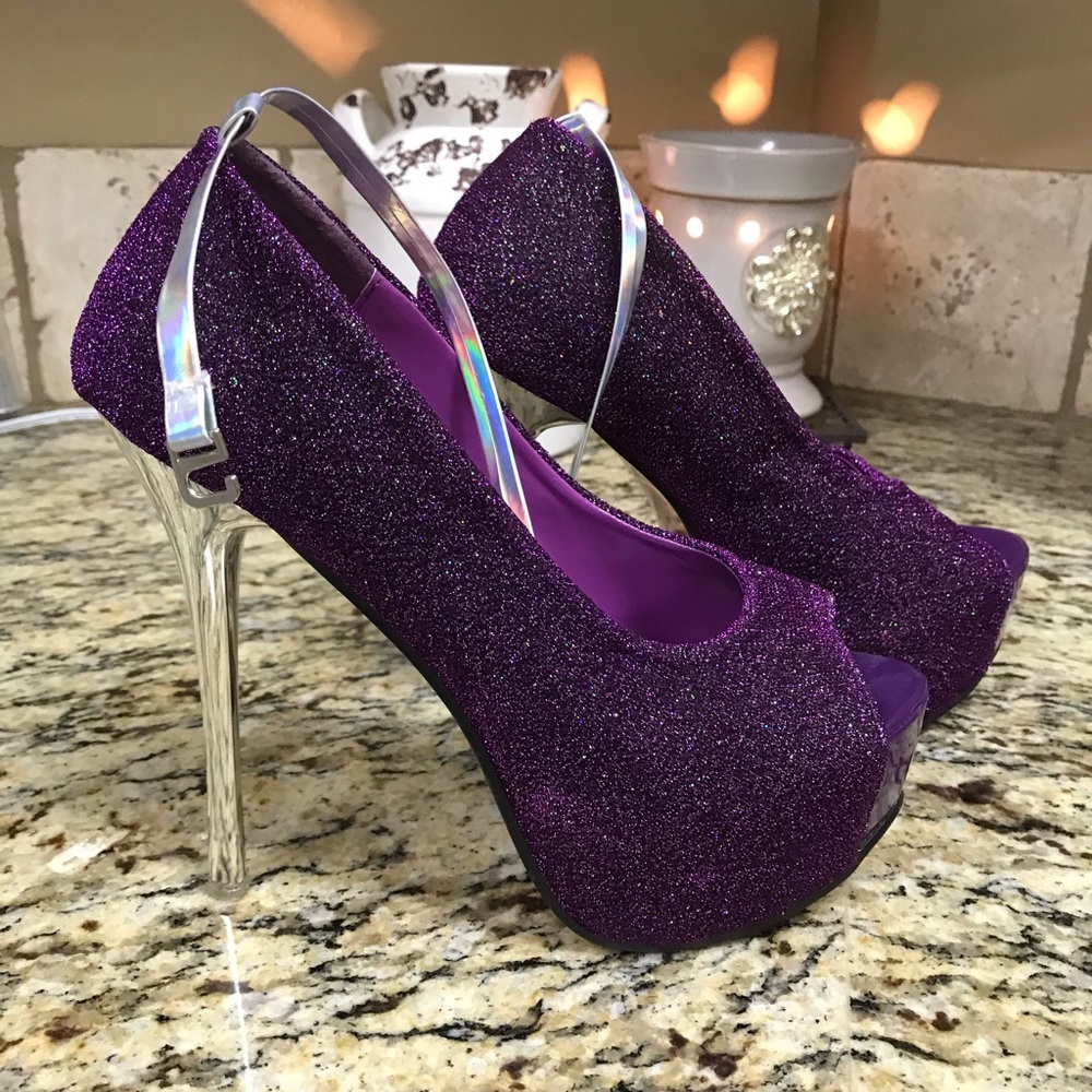 Beautiful purple heels